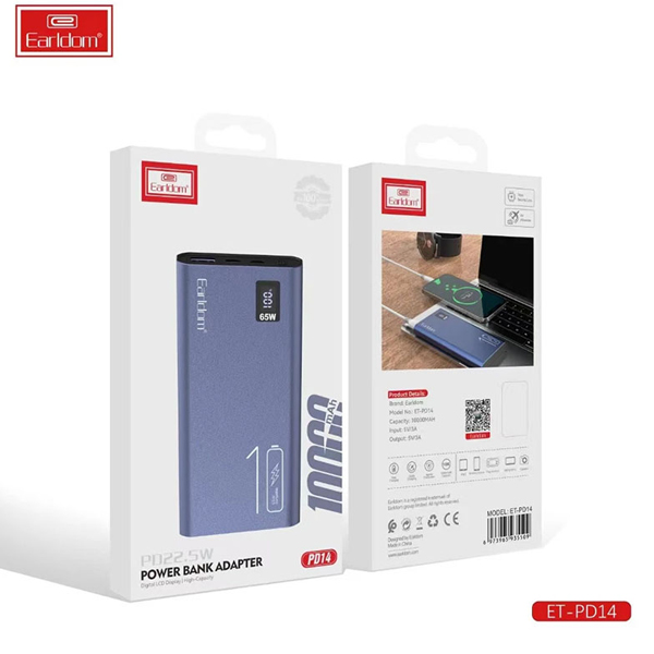 Sạc dự phòng Earldom 22.5W (ET-PD14)