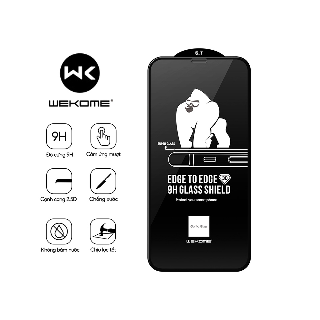 Cường lực Kingkong 3D WTP-009