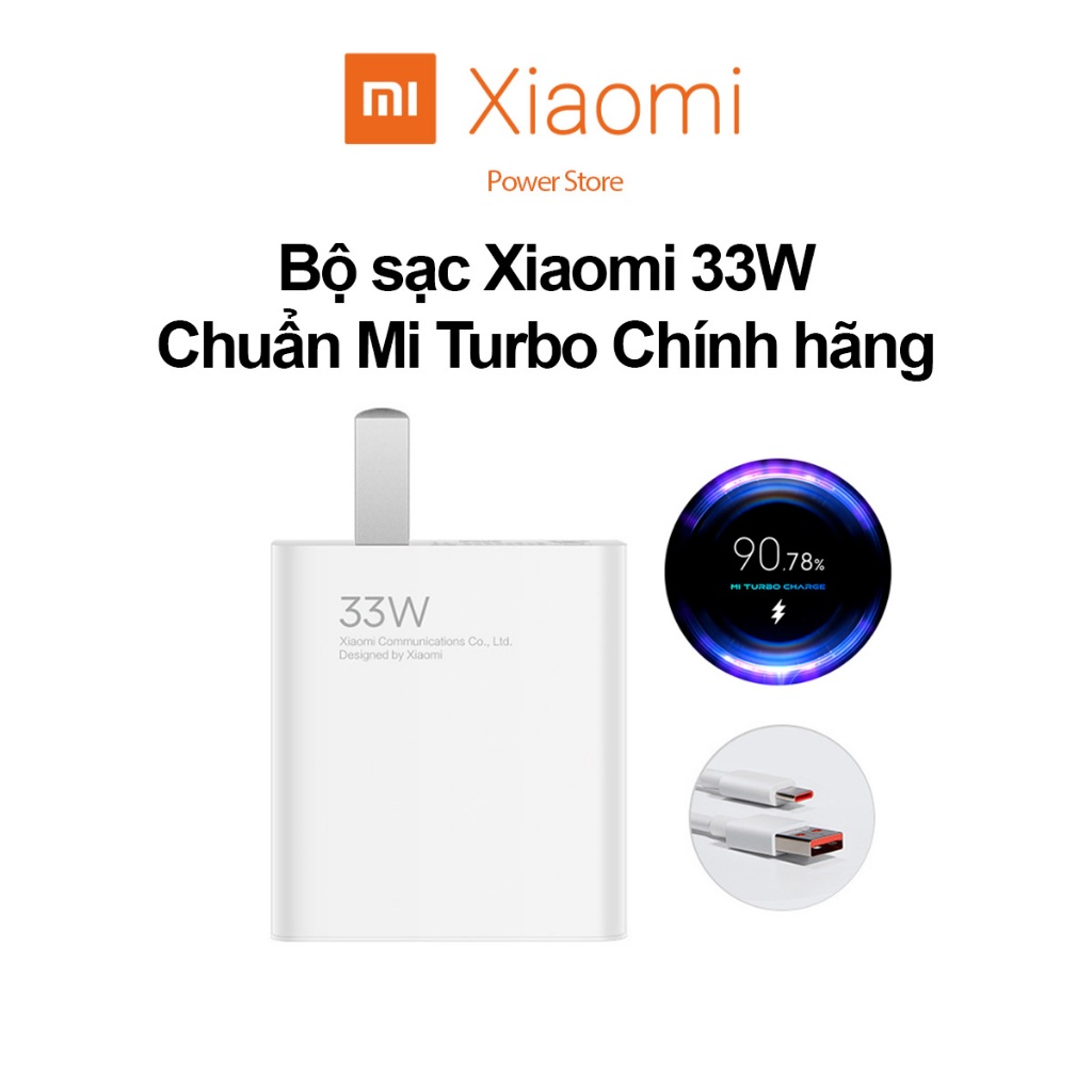 Bộ sạc Xiaomi 33W (C-C)